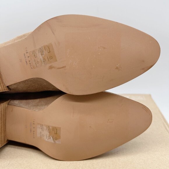 Rag & Bone Rover Heeled Chelsea Ankle Boots Women's Tan  Suede EU 35 US 5 - $395 - Picture 12 of 12